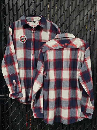 Train Hard Die Strong Anabolic Flannel (Amarillo)