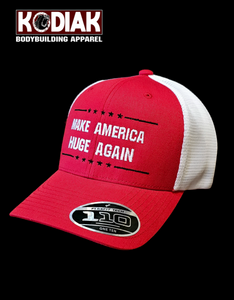 Make America Huge Again Snapback Hat (Red/White)