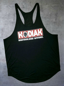 Premium Men's Stringer Tank - Box Logo (2X)