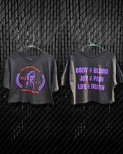 Body & Blood Ladies Cropped Tee