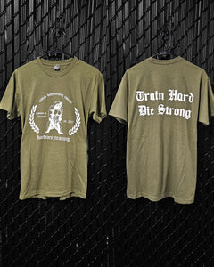 Train Hard Die Strong Supersoft Tee (Military Green)