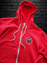 Kodiak Spongey Fleece Red Zip Hoodie