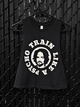 Train Like A Psycho Cropped Cutoff Tank