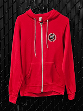 Kodiak Spongey Fleece Red Zip Hoodie