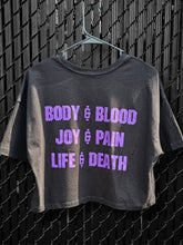 Body & Blood Ladies Cropped Tee