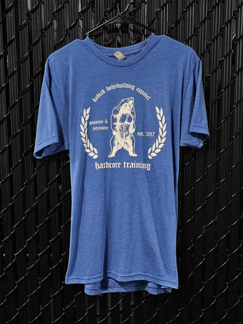 Hardcore Training Tee (Blue)