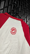 Train Hard Die Strong Red & White 3/4 Sleeve Raglan